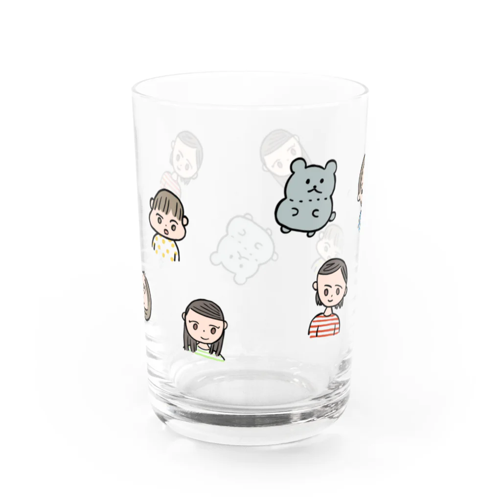 ねずみのみんな Water Glass :back