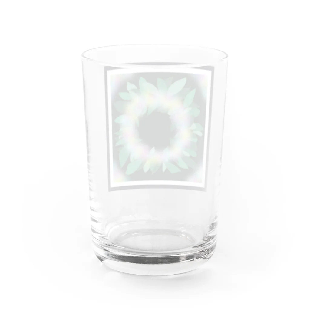 Sea of Grassの虹色に光る葉のかんむり Water Glass :back