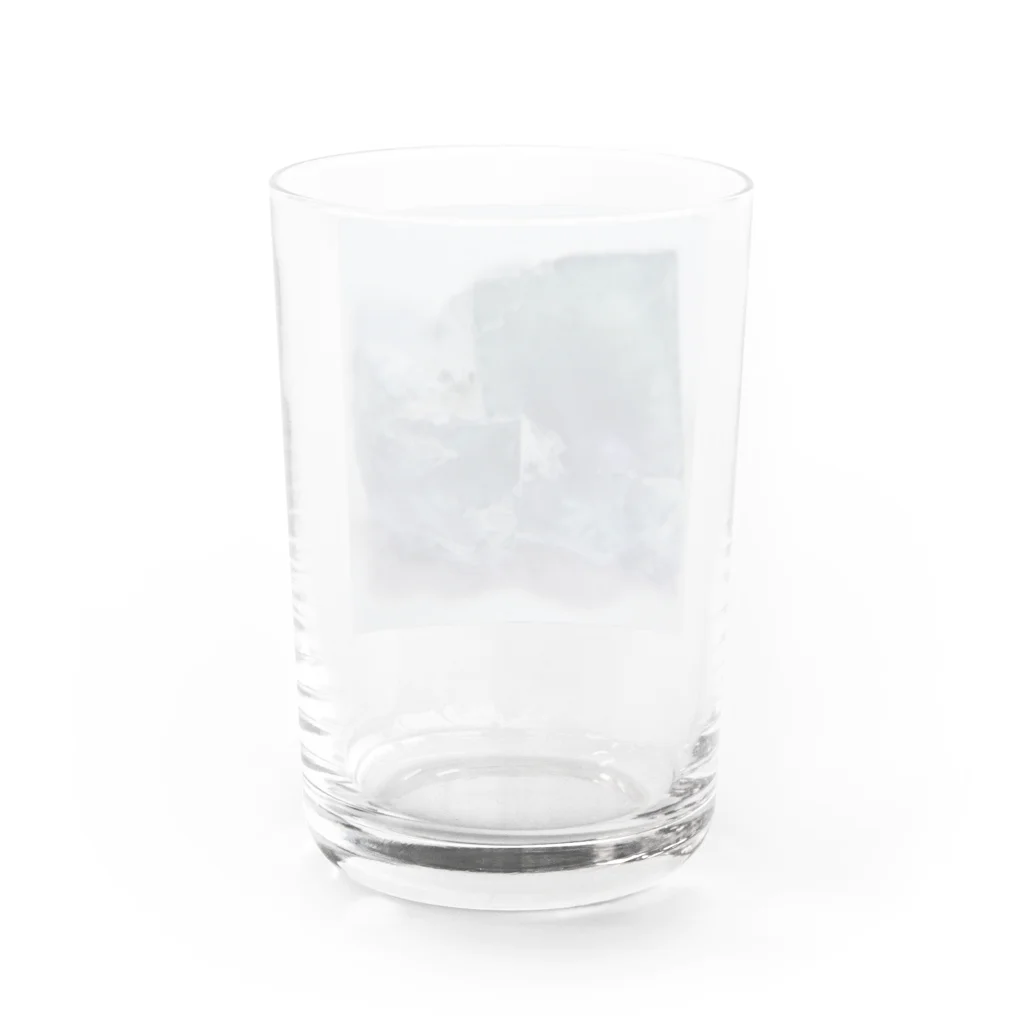 muguroの宝石シリーズ 鉱物 フローライト Water Glass :back