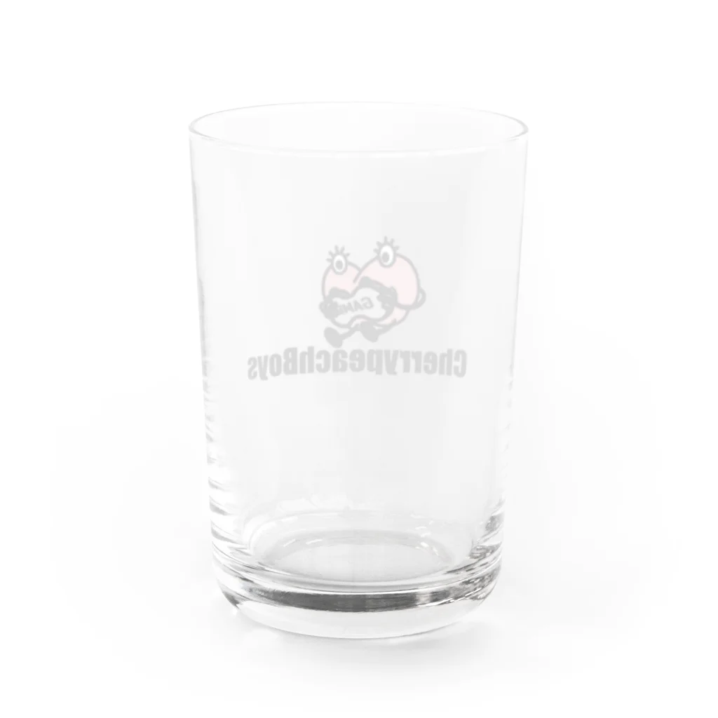 CherrypeachBoys [二階堂]のLipchan playing game ver Logo入り Water Glass :back