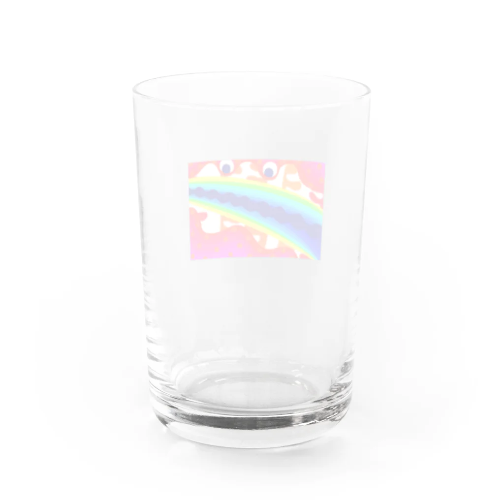 ymuseumのレインボーな貝 Water Glass :back