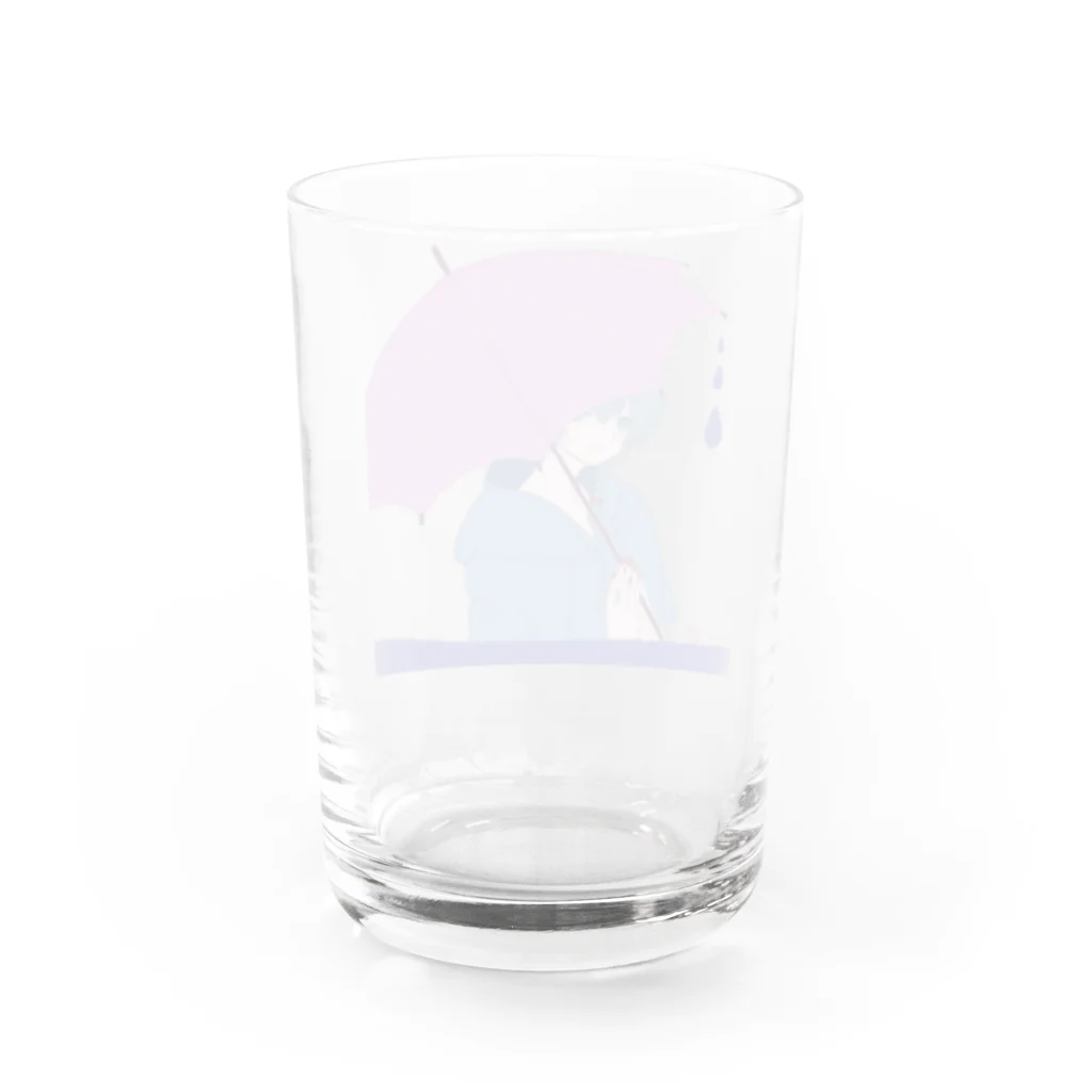 幽のカルテのなみだのうみくん Water Glass :back