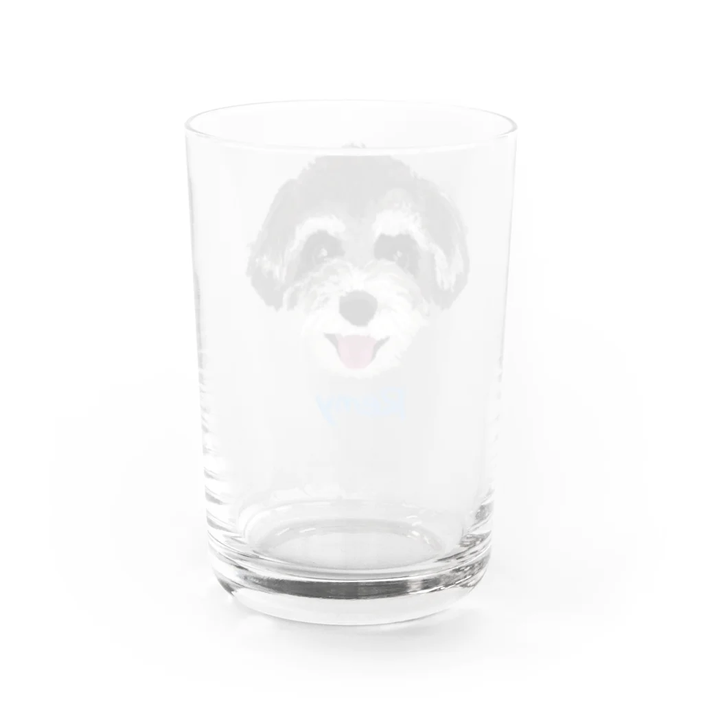 YAMADEのレミー（face） Water Glass :back