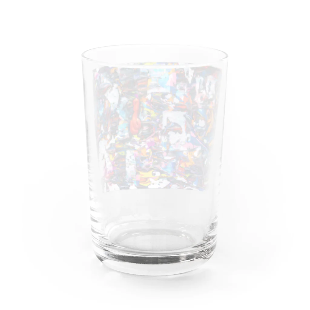 山本浩生美術商店のカラフル Water Glass :back