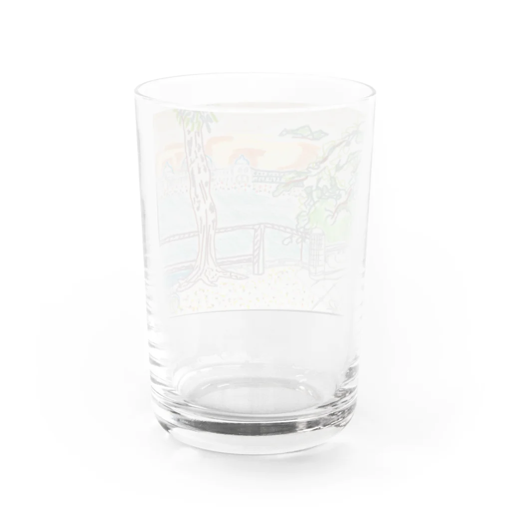 エド・ワード【江戸鉾の愛殿原】。の不忍池 Water Glass :back