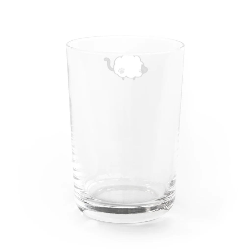 七尾ひつじのひつじねこ Water Glass :back