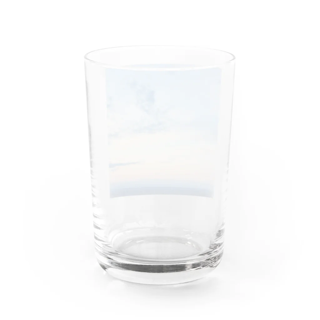 泥棒猫の店のもうすぐ帰る時間 Water Glass :back