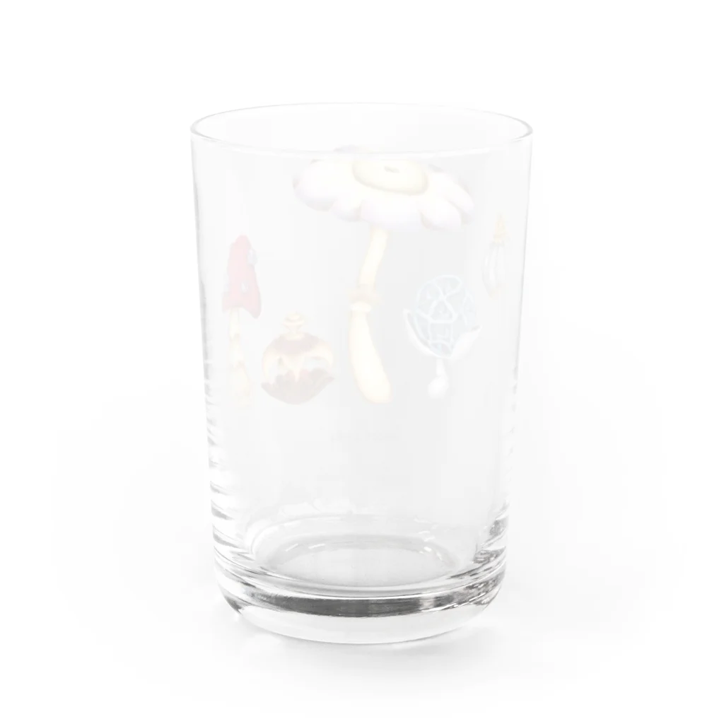 おさだかずなの奇妙な名前のきのこ Water Glass :back