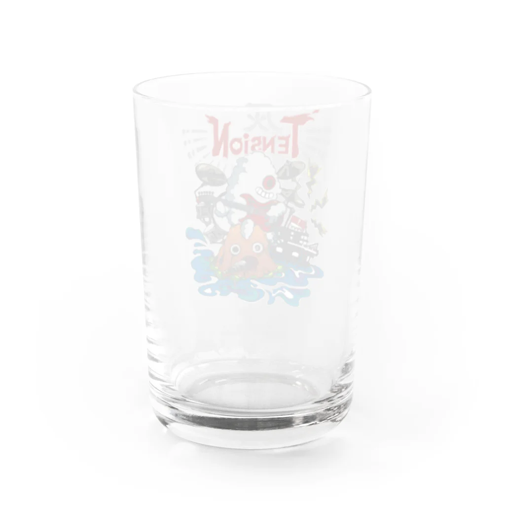 斜陽の灰テンション Water Glass :back