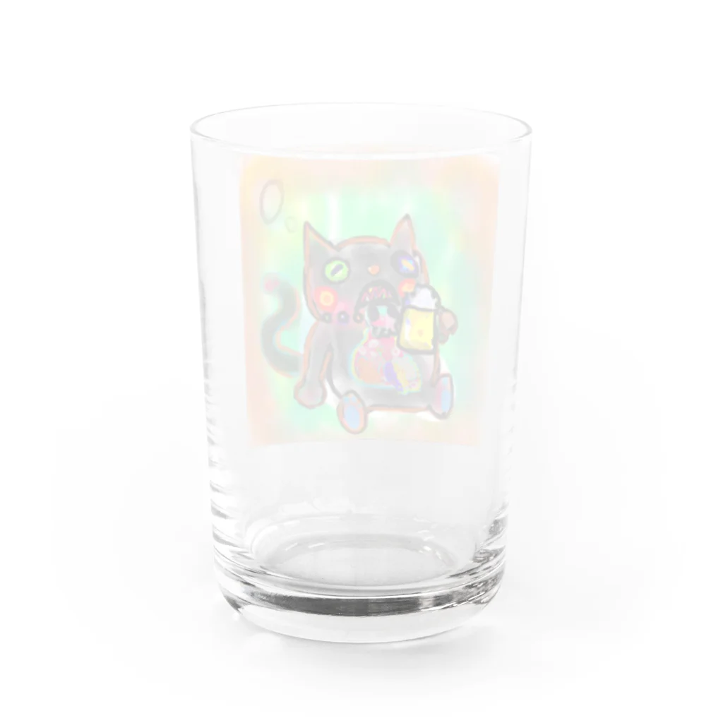 シャケチャンショップの至福のとき Water Glass :back