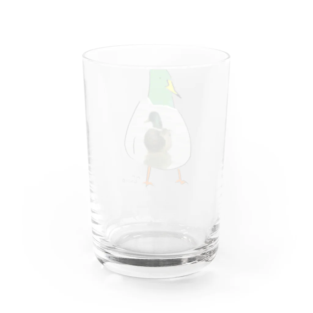 TORISUKI（野鳥・鳥グッズ）のカモかもしれない Water Glass :back