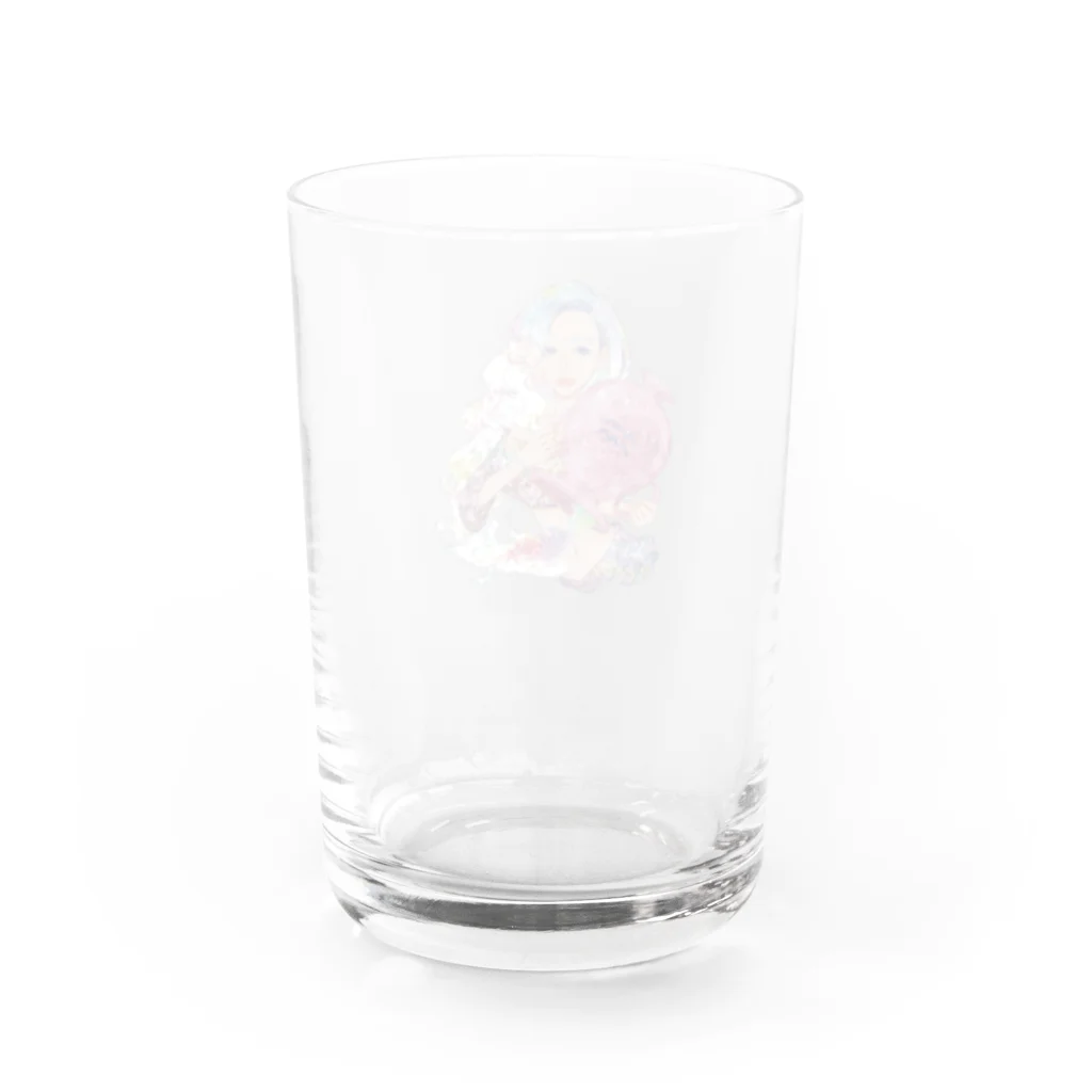 ゆりあの水瓶座（Aquarius） Water Glass :back