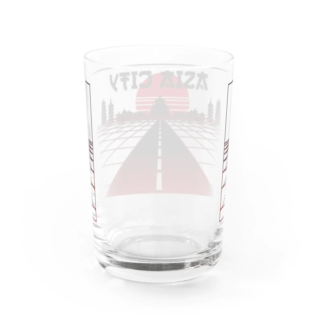 中華呪術堂（チャイナマジックホール）の vaporwave asiacity  Water Glass :back