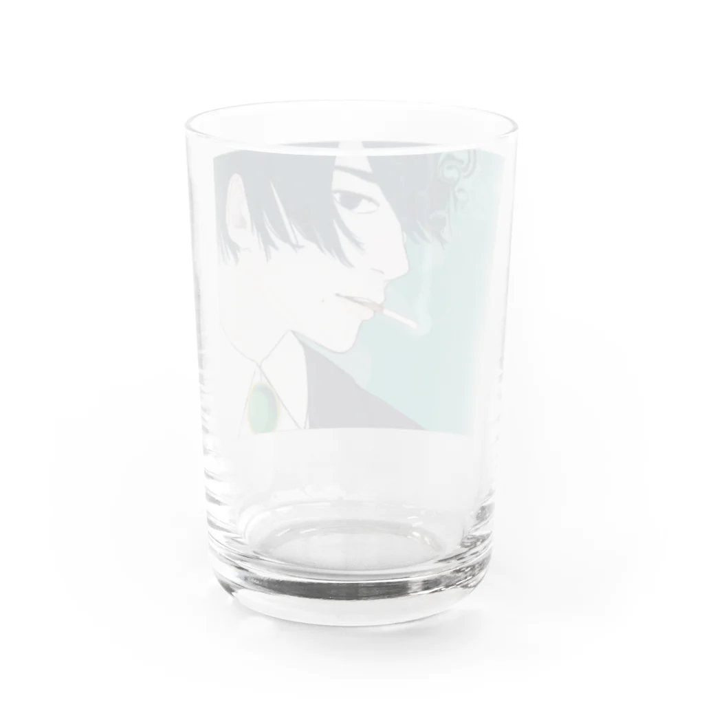 荒波のお店のWater Glass :back