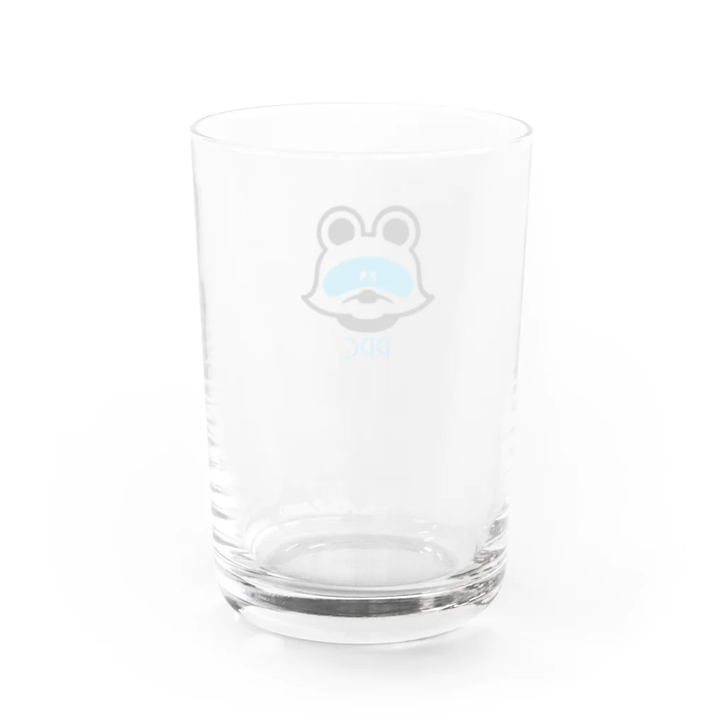 GGGood StoreのP.P.C（ポンポコ）ロゴ大 Water Glass :back