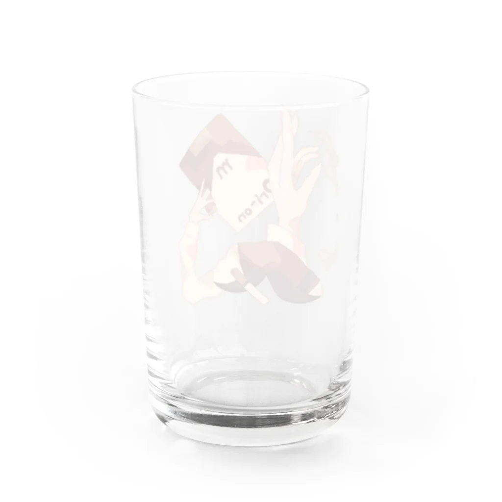 この世の終わりみてぇな浅葱共のグッズ持ち寄り集会場。のhandman round Water Glass :back