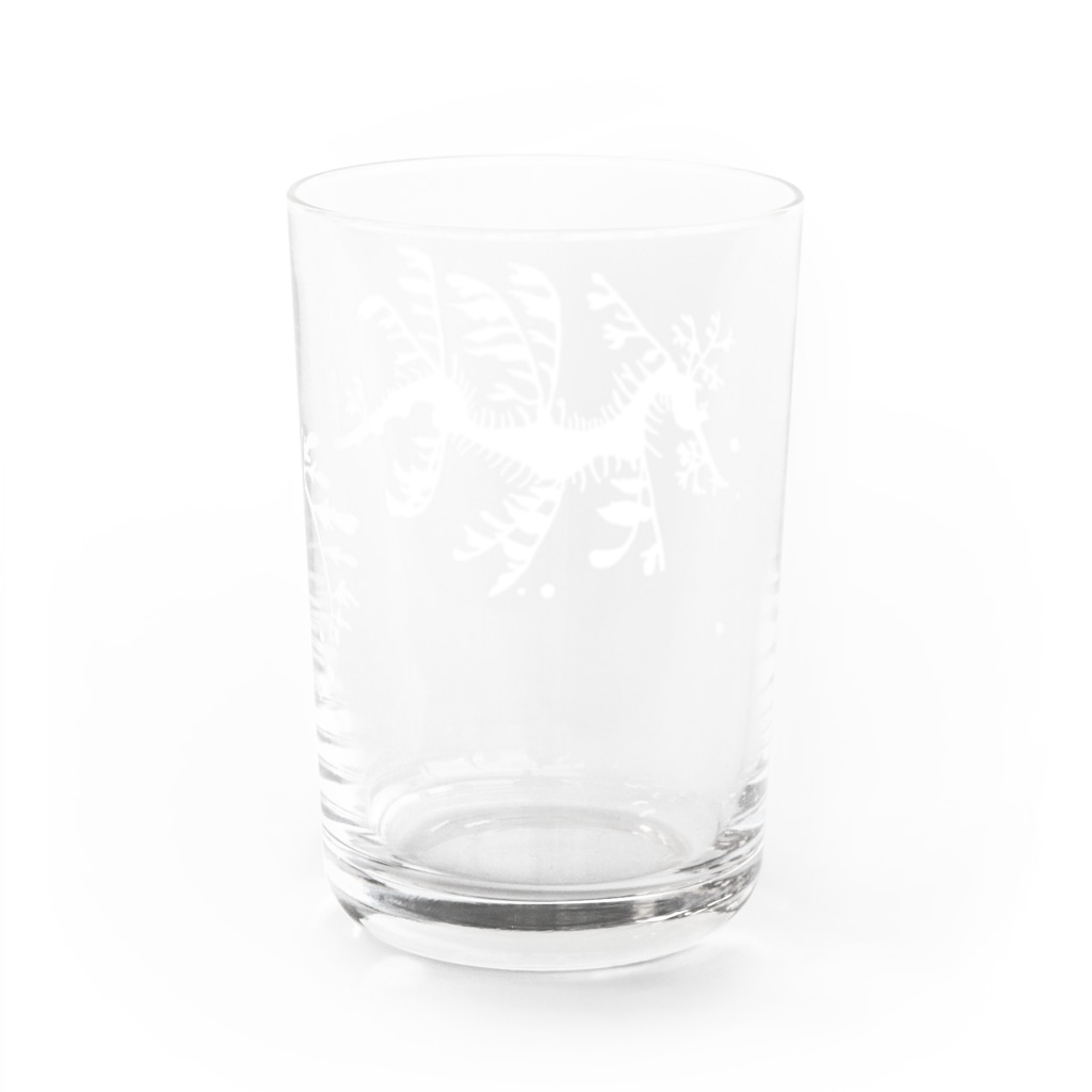 栗坊屋のリーフィーシードラゴン Water Glass :back