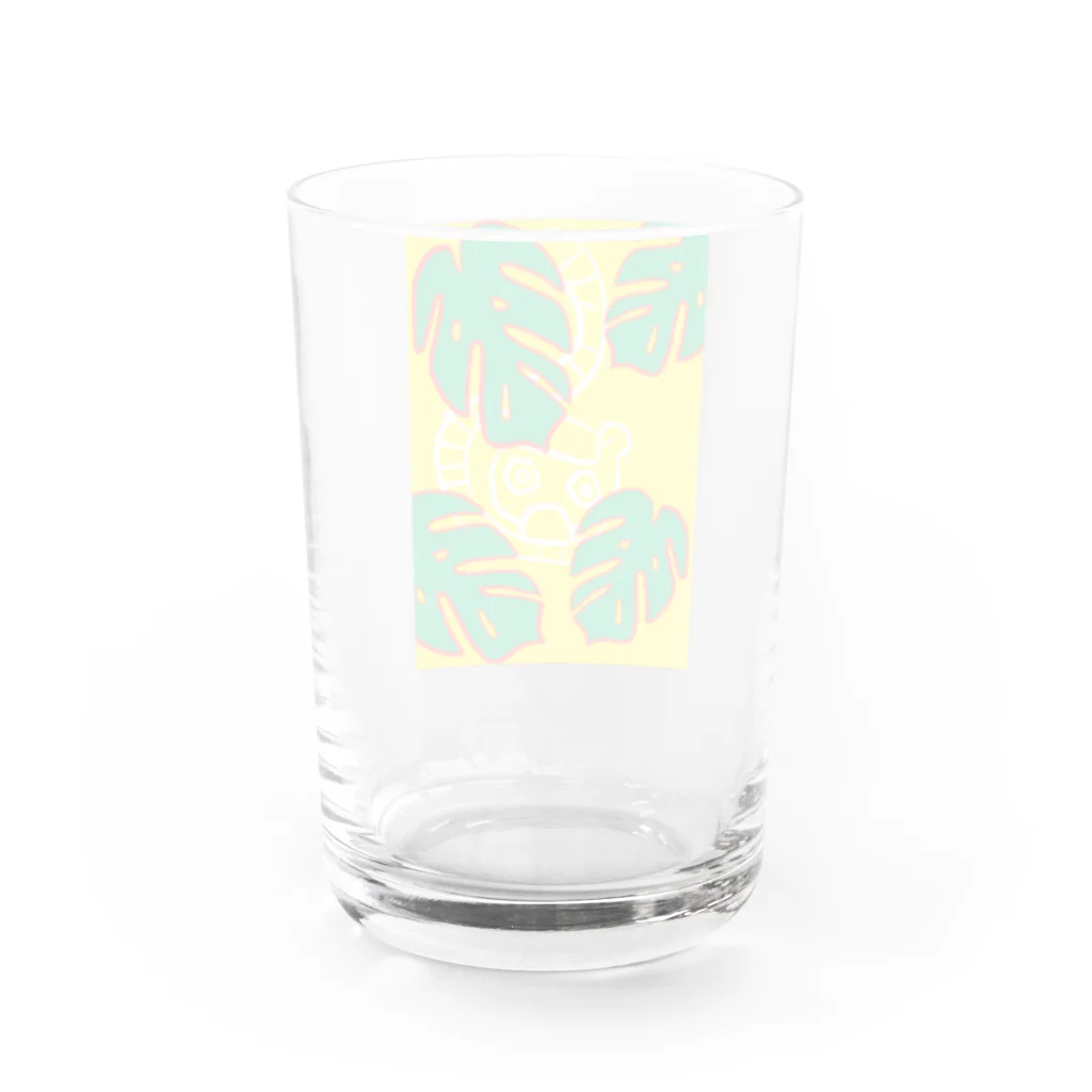 うさ／毎週水曜日★洗濯マンガ更新！のMonstera　Monkey　 Water Glass :back