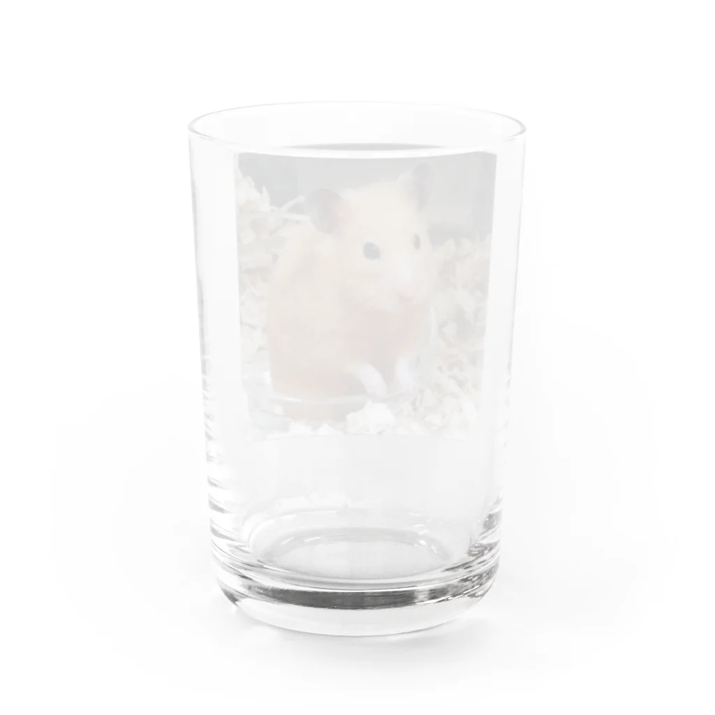 アヤナシトリィSHOPのおつきみ日誌　我が名はつきみ。金熊王朝ハムホテプトラ１世つきみ。 Water Glass :back