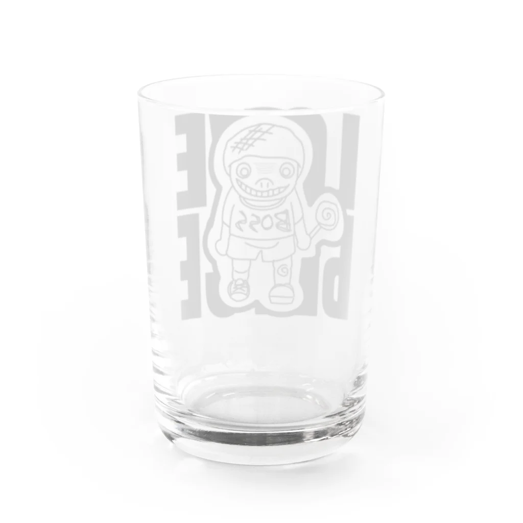 A33のBOSS　LOVE&PEACE Water Glass :back