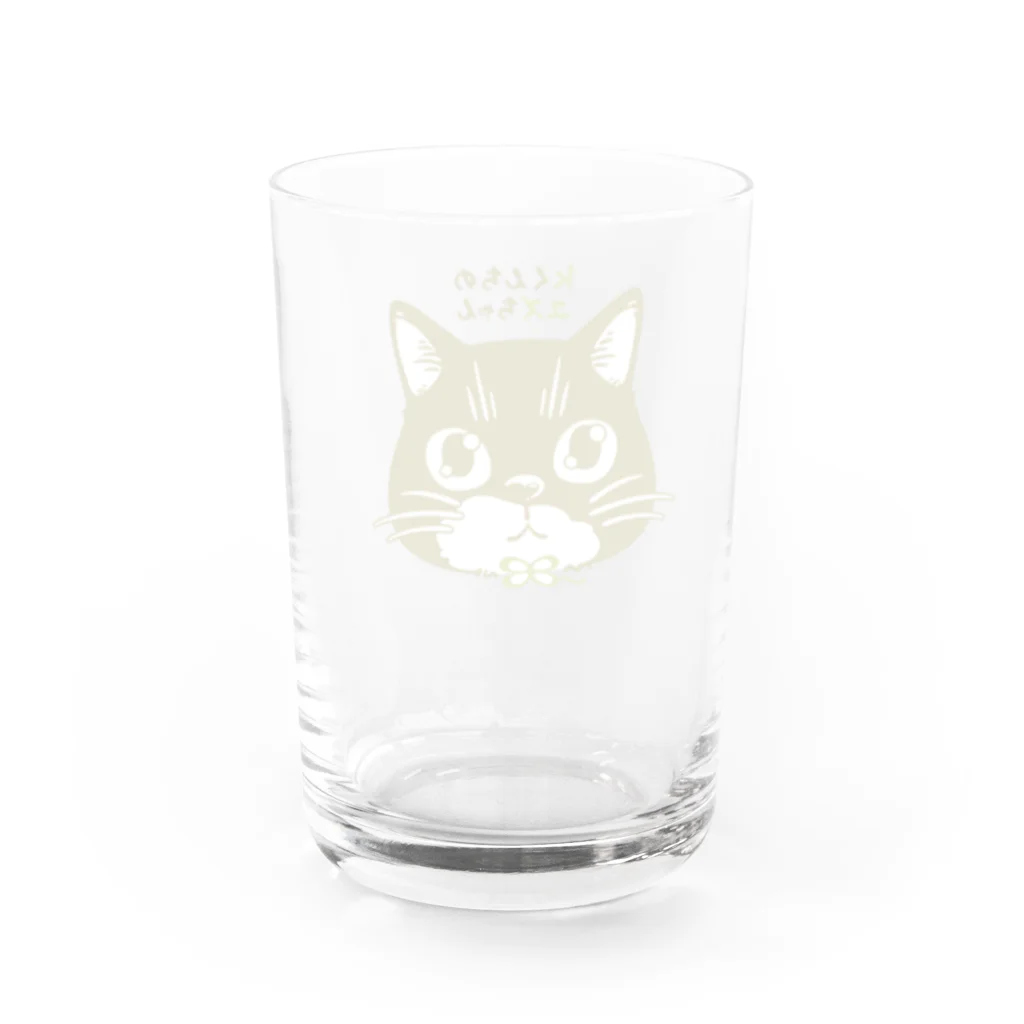 動物雑貨店「anra」のKくんちのユズちゃん Water Glass :back