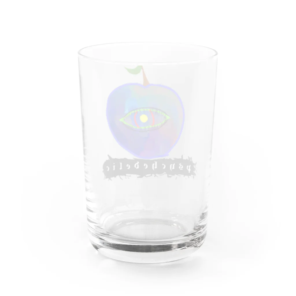 ナマステハンバーグのサイケデリックアップル(Psychedelic apple) Water Glass :back