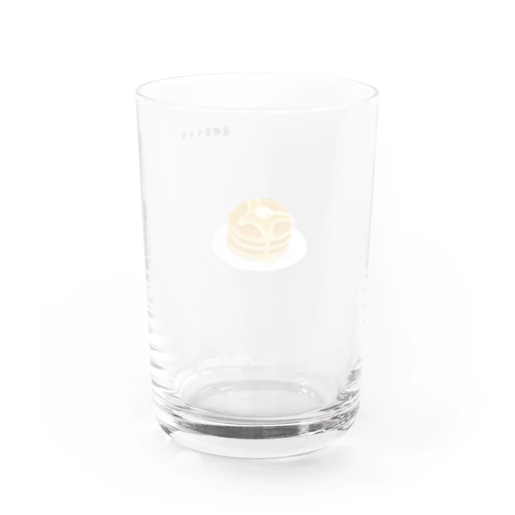 らららSHOPの夜喫茶らららのホットケーキ Water Glass :back