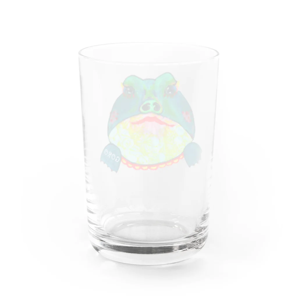 I'm TOPのすっぽんのＧＯＲＯちゃん Water Glass :back