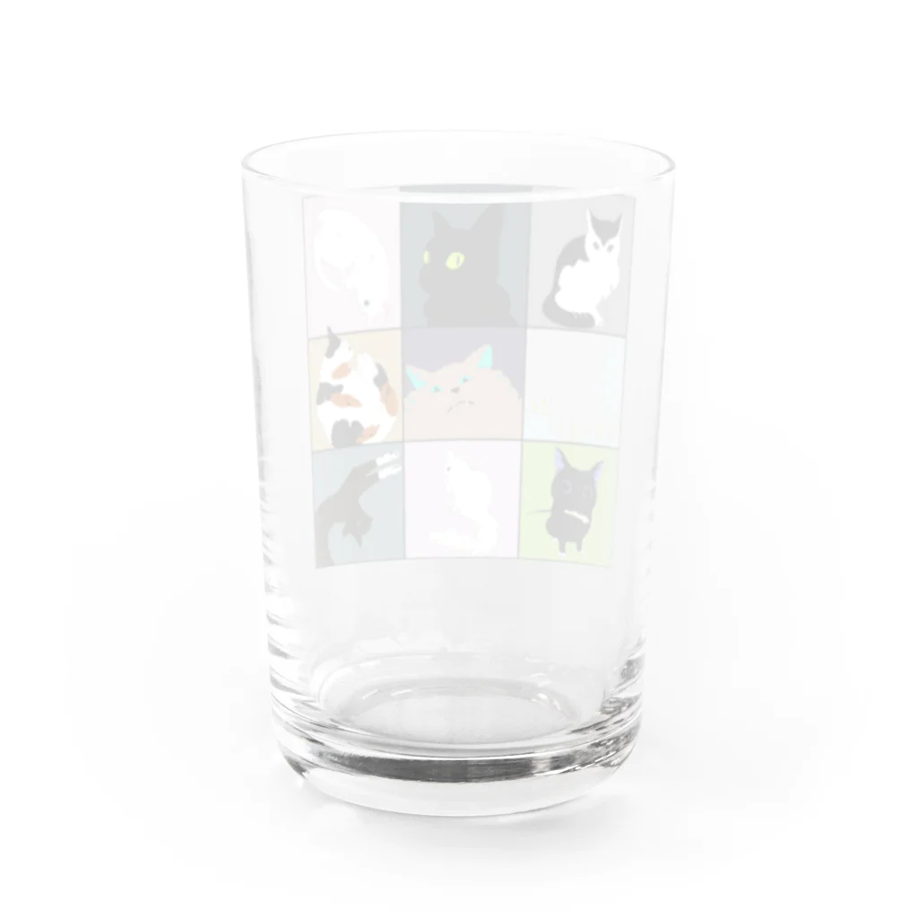 たまちゃん食堂のﾈｯｺﾈｯｺﾈｯｺ Water Glass :back