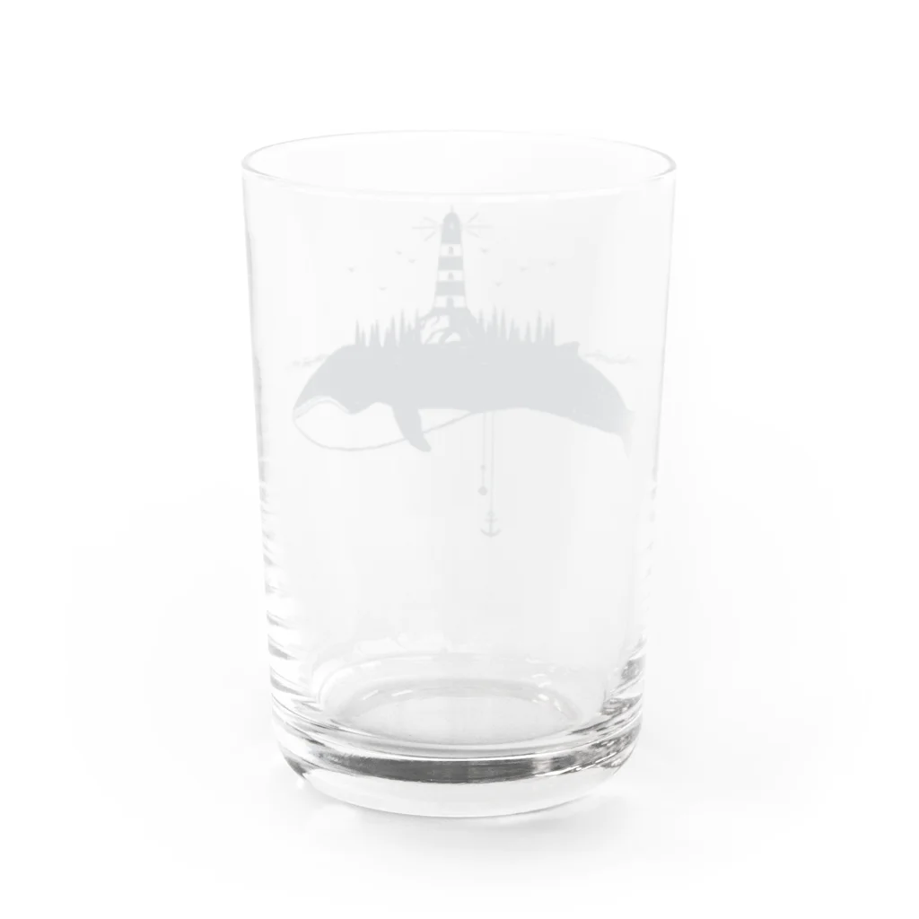 yukichanのくじらと灯台 Water Glass :back