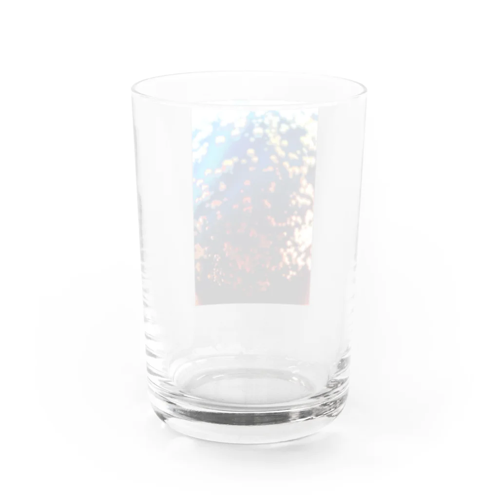 謎モノ店の黒炭酸水 Water Glass :back