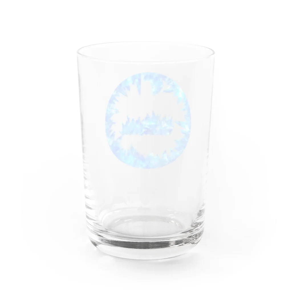 R☆worldのリアル風ブルークリスタルの洞窟 Water Glass :back