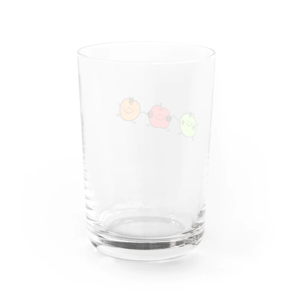 KOYULi shopのフルーツ3姉妹 Water Glass :back