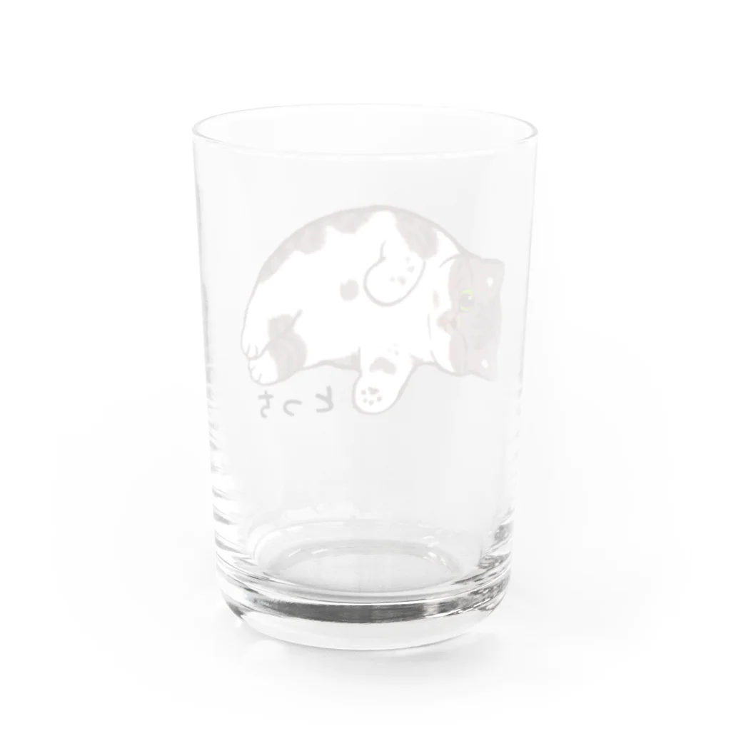 キジトラとっちさんのとっちのグラビア Water Glass :back