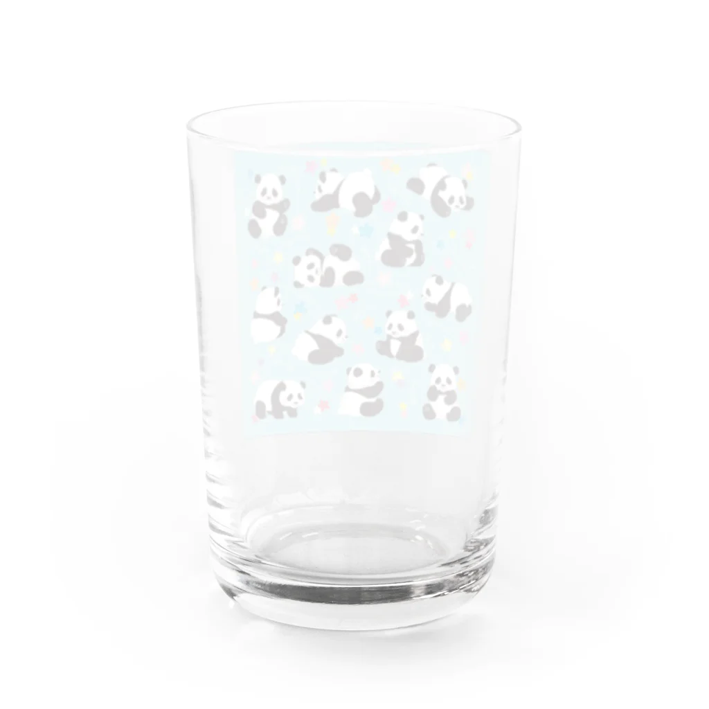 Satokostudioのいろいろパンダくん Water Glass :back