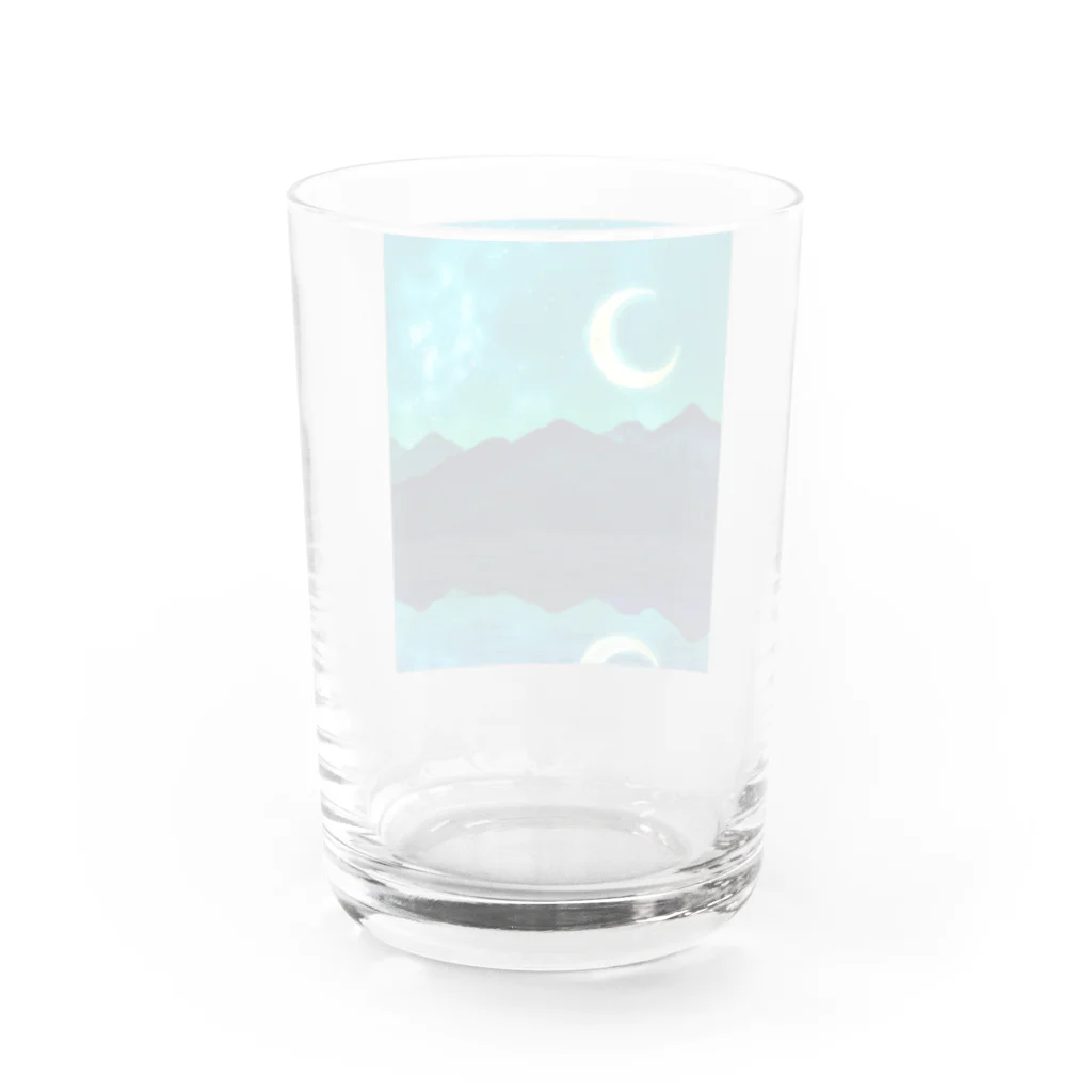 R☆worldの夏の夜空 Water Glass :back