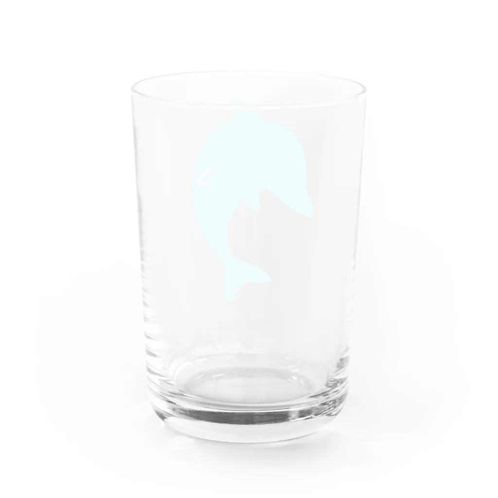 chobi shopのイルカ Water Glass :back