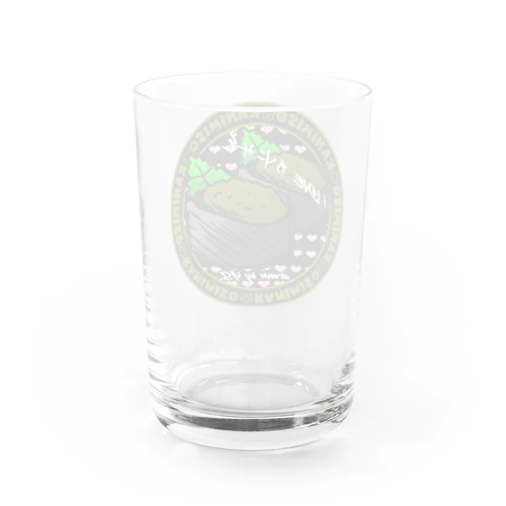 Ａ’ｚｗｏｒｋＳのshelovesカニみそ(二貫) Water Glass :back