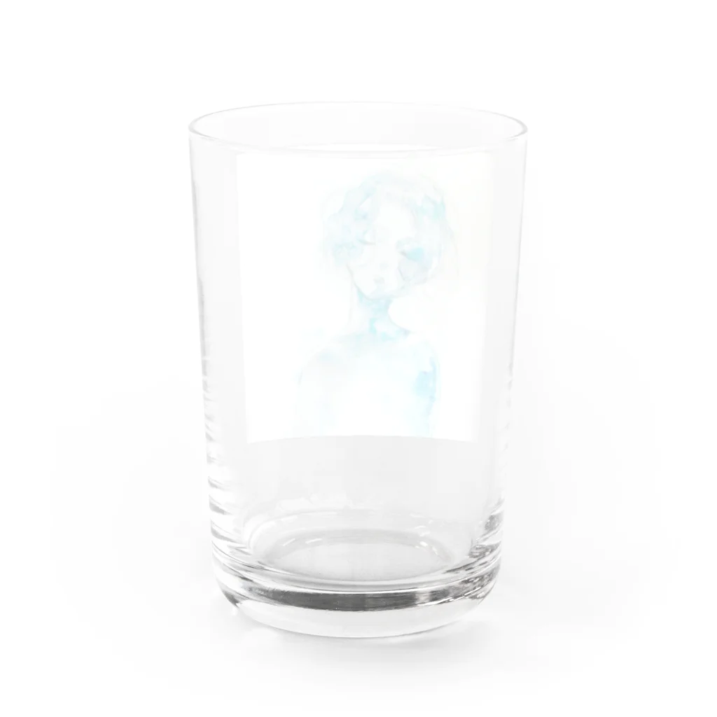 mina igarashiの水色少女 Water Glass :back