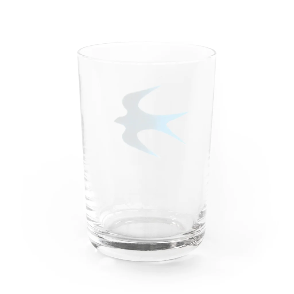 ツバメ堂の青い鳥 Water Glass :back