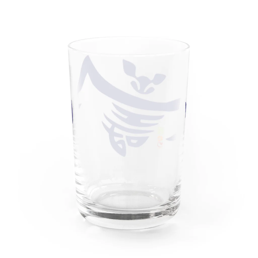 初音屋 成田の壽蝙蝠 Water Glass :back