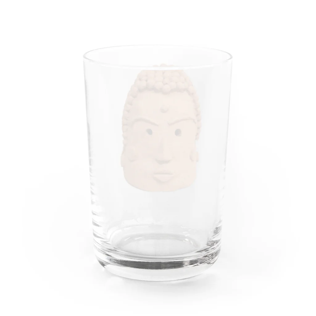 結社黒猫の大仏ヘッド Water Glass :back