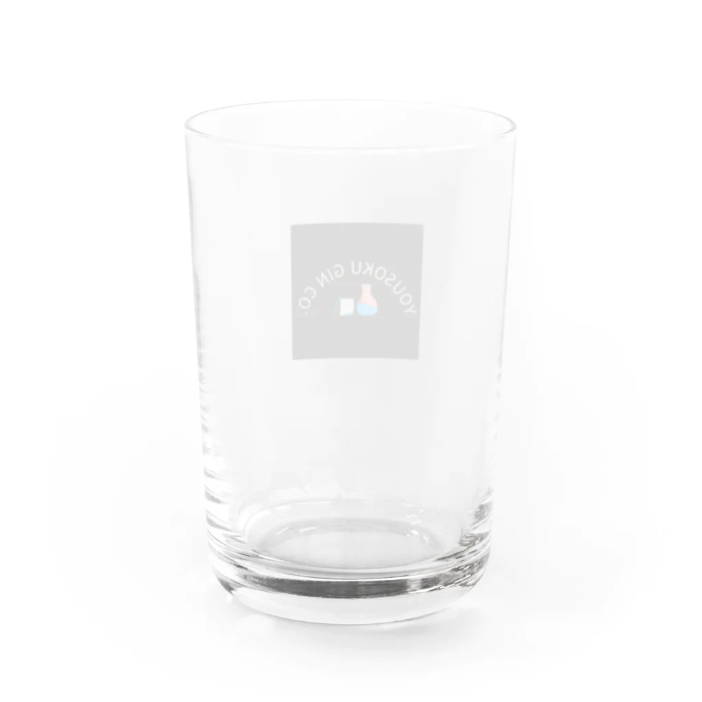 コッテリデザインのYOUSOKU GIN Water Glass :back