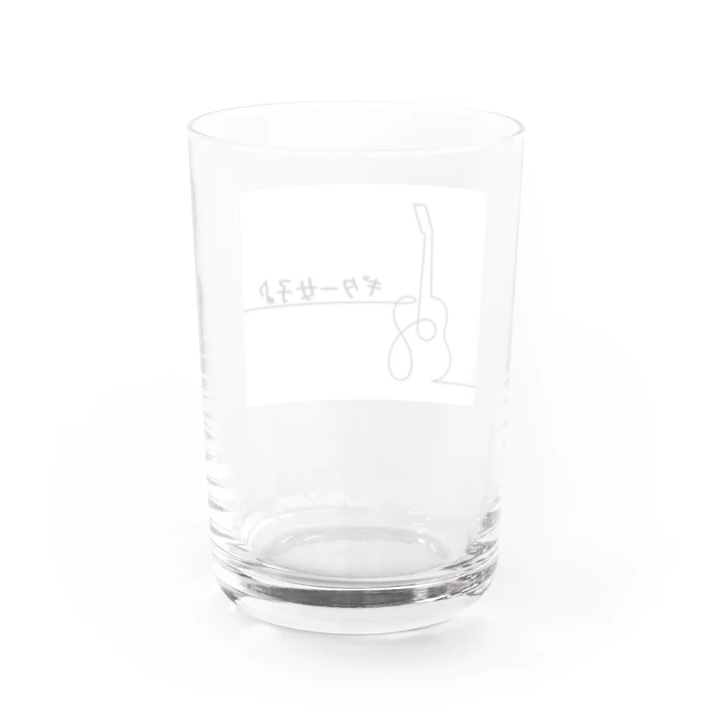 GreenTrexのギター女子♪ Water Glass :back