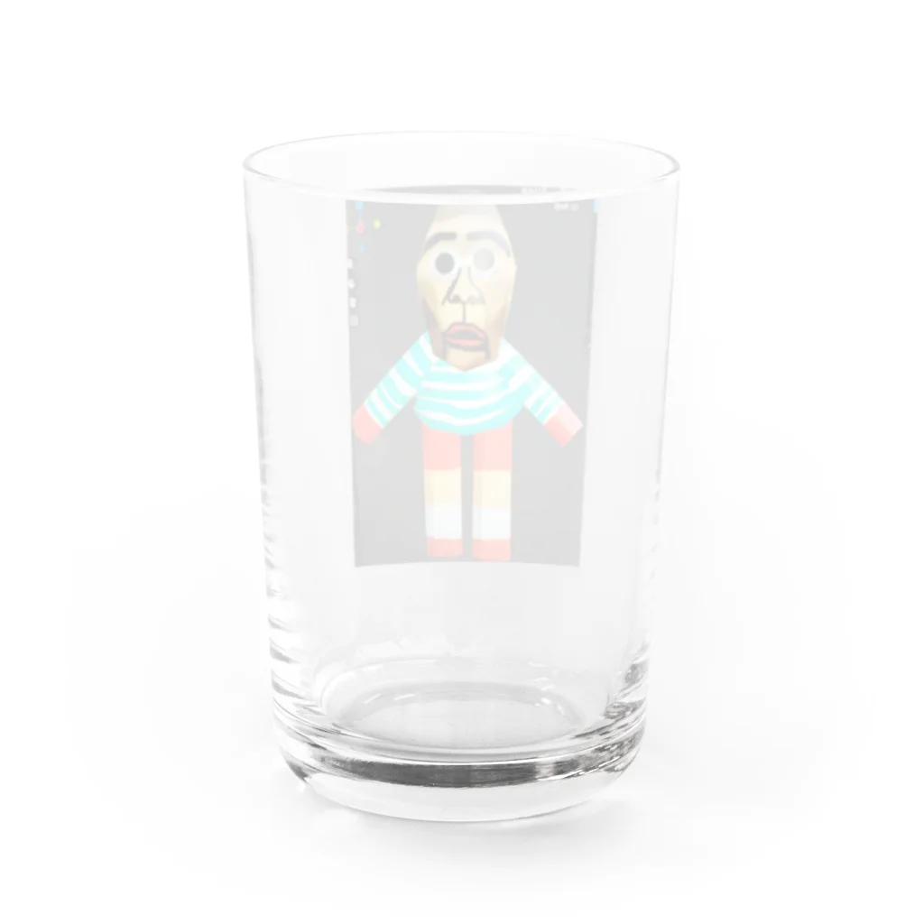 修羅のなたよくん Water Glass :back