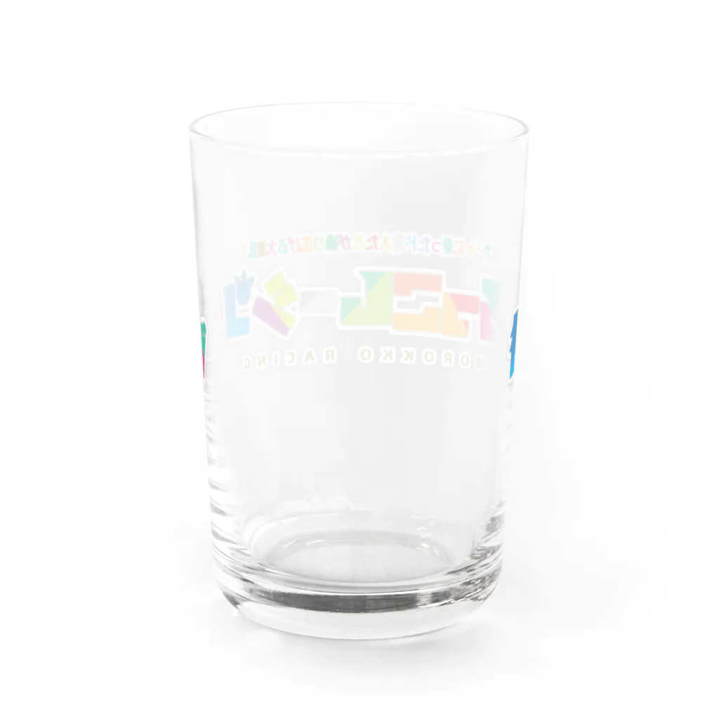 もろっこレーシングのもろっこレーシングLOGO Water Glass :back