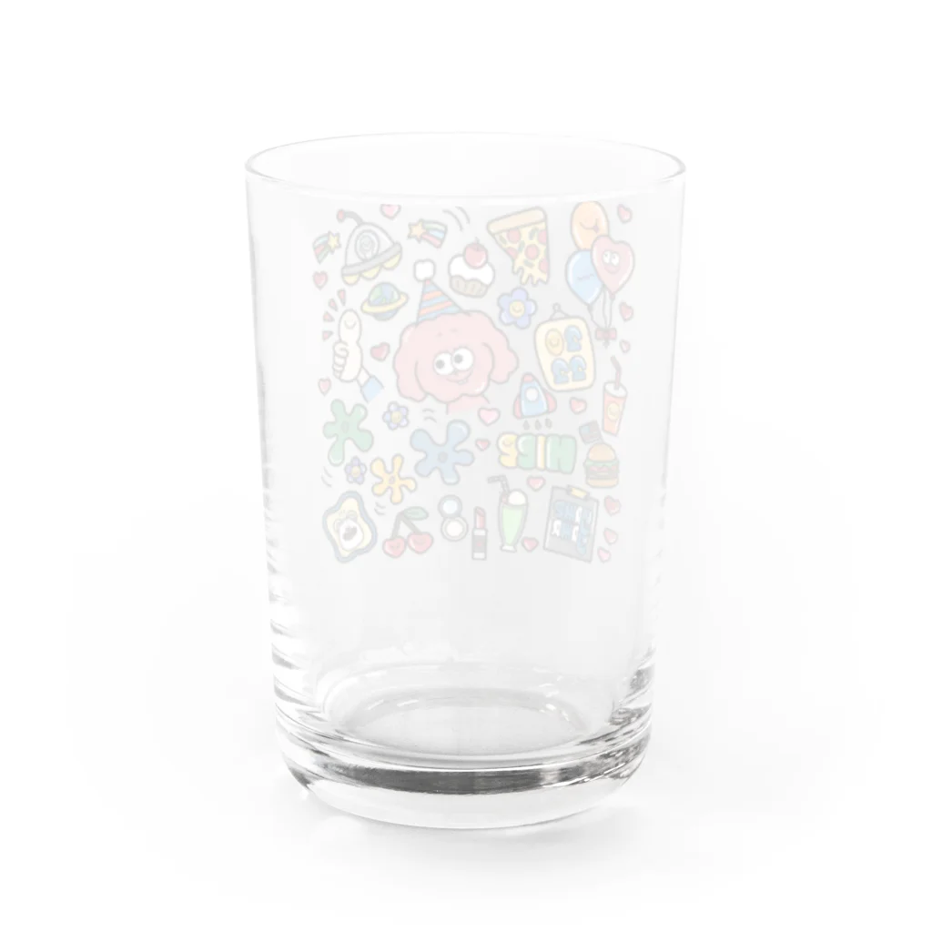 やみーやま屋さんのgochagocha♡ Water Glass :back