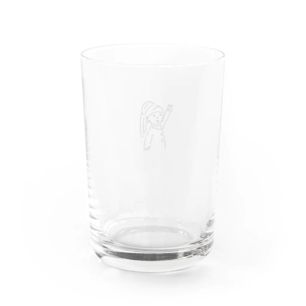 リノノエ(個性的カラフル)のフェルメールピース Water Glass :back