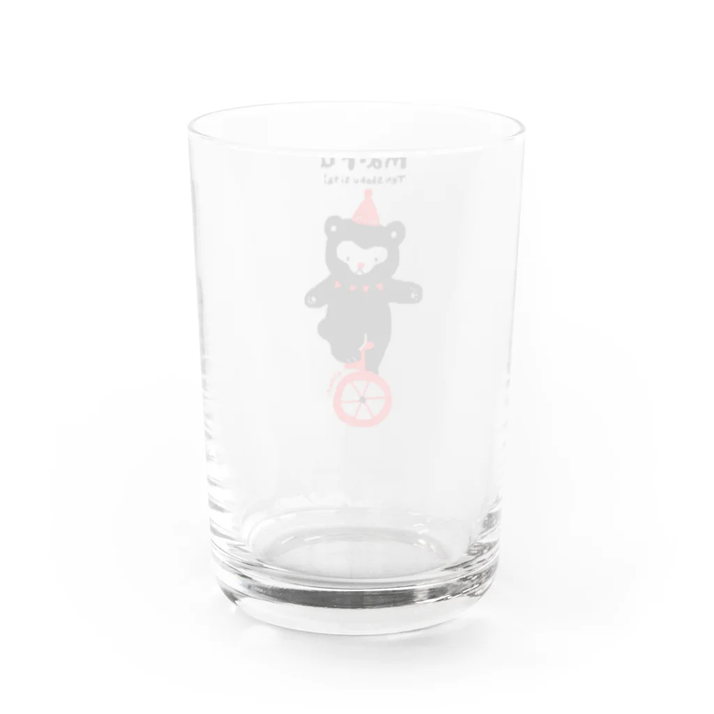 ちゃこぺん（SUZURI店）のマールくん Water Glass :back