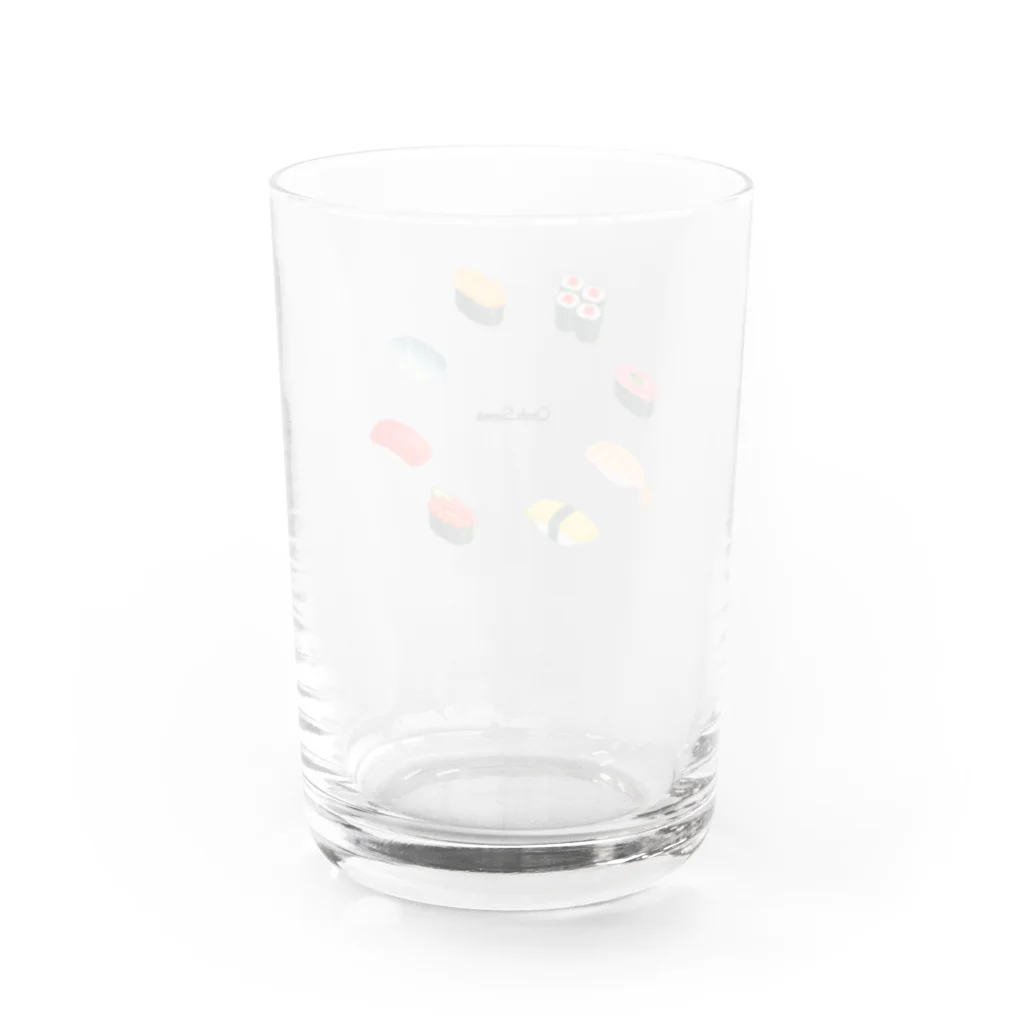 お寿司屋さんの第８回お寿司サミットグッズ Water Glass :back